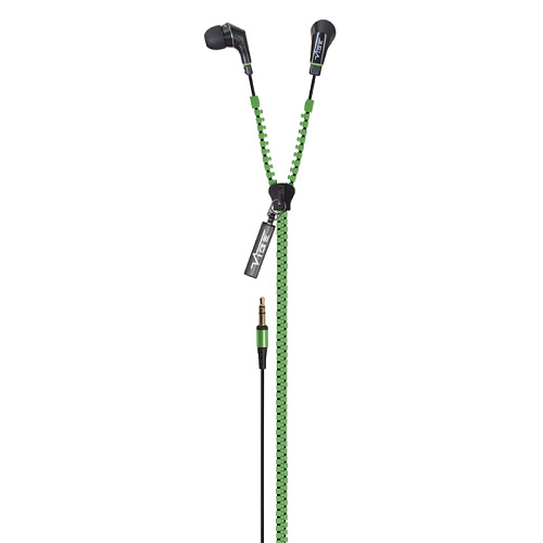 Наушники Vibe Slick Zip Green