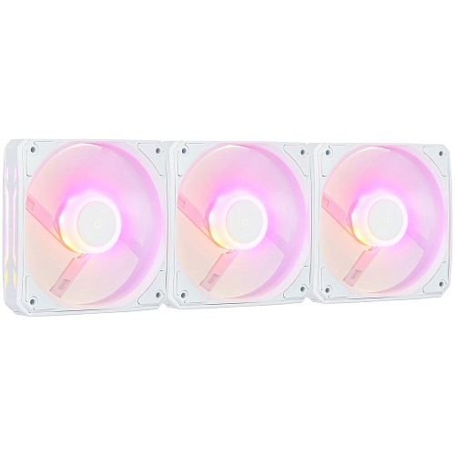 Вентилятор 120x120 Gigabyte 120 ARGB Reverse fan blade PWM 600-2200rpm (3-Pack) White