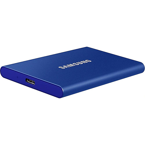 Внешний SSD-накопитель 1Tb Samsung T7 MU-PC1T0H/WW (SSD) USB 3.2 Type C Синий (*)