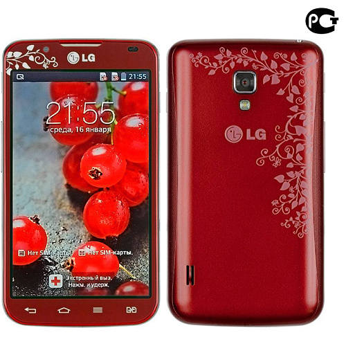 Смартфон LG P715 Optimus L7 II Dual Red