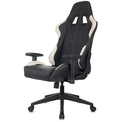 Кресло для геймера Zombie VIKING 5 AERO черный/белый эко.кожа с подголов. крестов. пластик