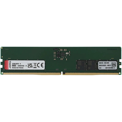 Модуль памяти DIMM 16Gb DDR5 PC44800 5600MHz Kingston (KVR56U46BS8-16)