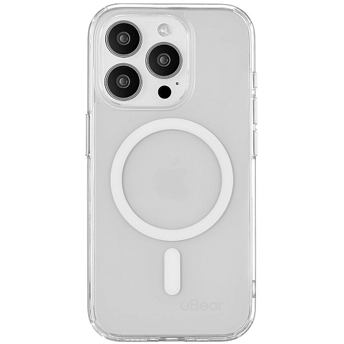 Чехол для Apple iPhone 15 Pro uBear Real Mag Case Magsafe прозрачный