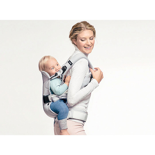 Рюкзак-кенгуру BabyBjorn One Air Mesh Серебрянный