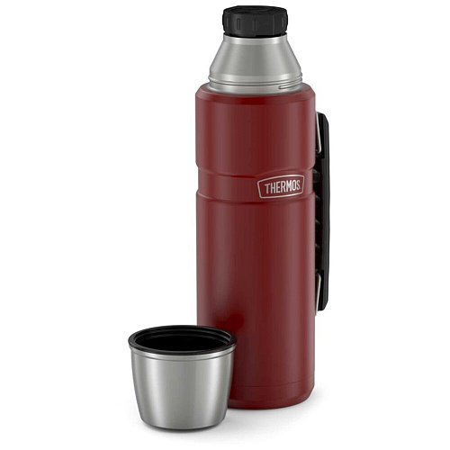 Thermos Термос KING SK2010 Rustic Red, карминно-красный, 1,2 л.
