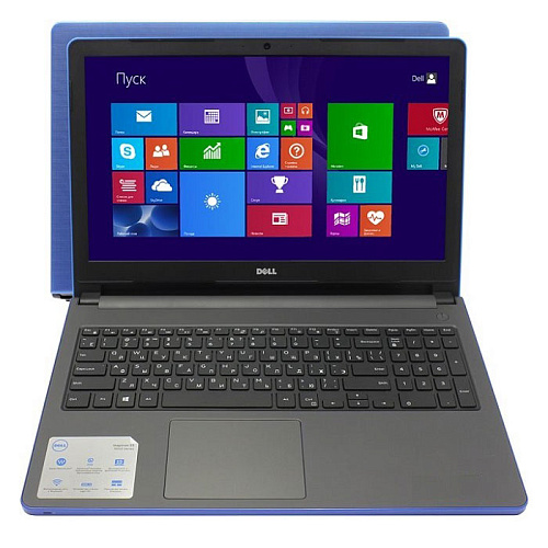 Ноутбук Dell Inspiron 5558 Core i3 5005U/4Gb/1Tb/NV 920M 2Gb/15.6"/DVD/Linux Blue