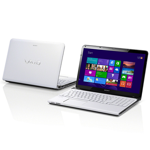 Ноутбук Sony Vaio SVE1512R1RW i5-3210M/4Gb/640Gb/DVD/AMD HD 7650 1G/WiFi/BT/cam/15.5"/Win8 White SVE1512R1R/W