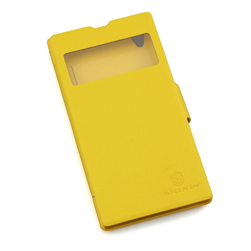 Чехол для Sony C6903 Xperia Z1 Nillkin Fresh series case T-N-L39h-001 желтый