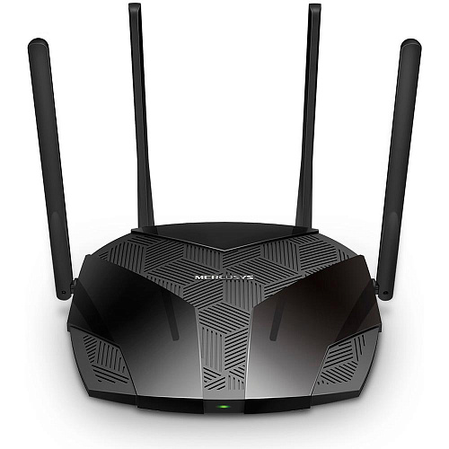 Беспроводной маршрутизатор Mercusys MR70X, Wi-Fi 6 802.11ax 1900(600+1200)Мбит/с, 2.4+5ГГц, 4xGLAN, 1xGWAN
