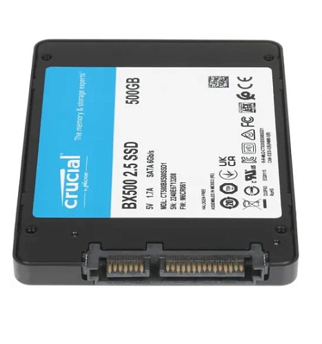 Внутренний SSD-накопитель 500Gb Crucial BX500 CT500BX500SSD1 SATA3 2.5" УЦЕНКА