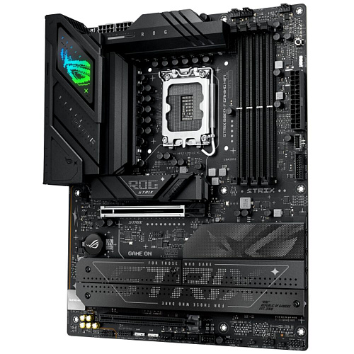 Материнская плата ASUS ROG Strix B860-F Gaming WiFi B860 Soc-1851 4xDDR5, 4xSATA3, RAID, 4хM.2, 2xPCI-E16x, 7xUSB3.2, 2xUSB3.2 Type C, DP, HDMI, WiFi, 2.5Glan,ATX