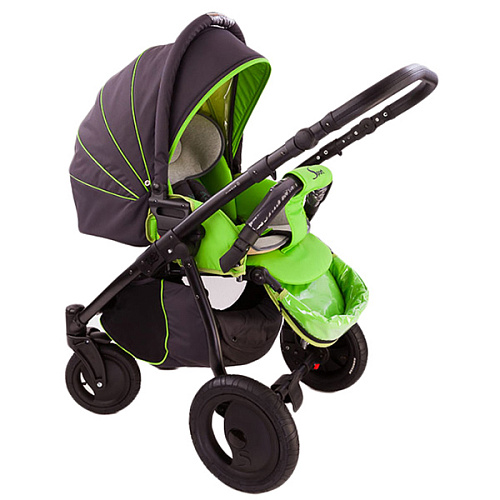 Прогулочная коляска Tutis Zippy Sport Plus Серый/зеленый