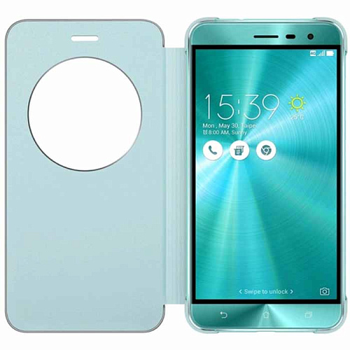 Чехол для Asus ZenFone 3 ZE520KL ASUS View Flip Cover голубой  