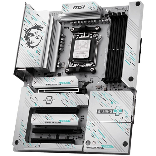 Материнская плата MSI B850 Gaming Plus WiFi PZ Socket-AM5 AMD B850 4xDDR5, 4xSATA3, RAID, 3xM.2, 4xPCI-E16x, 2xUSB3.2, 2xUSB3.2 Type C, DP, WiFi, 5Glan, ATX Ret