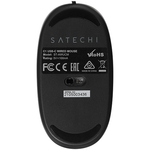 Мышь Satechi C1 USB-C Wired Mouse ST-AWUCMM Space Grey