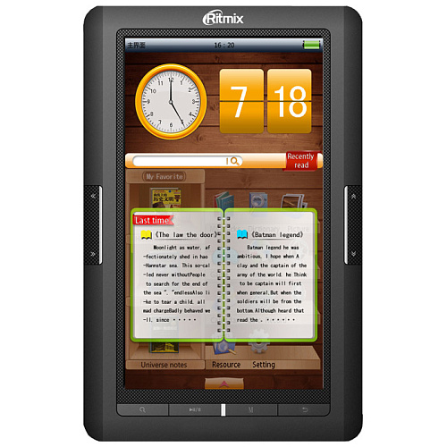 Электронная книга Ritmix RBK-423 черный