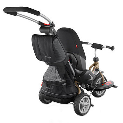 Велосипед трехколесный с ручкой Puky CAT S6 Ceety 2400 bronze бронзовый