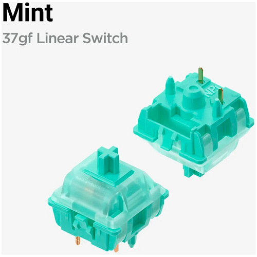 Клавиатура беспроводная Nuphy Halo75 V2 Wireless (Mint Switch) RGB (русская раскладка) White