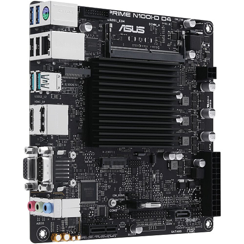 Материнская плата ASUS Prime N100I-D D4-CSM Intel N100 (3.4 GHz), 1xDDR4 SODIMM, 4xUSB3.2, D-Sub, DP, HDMI, GLan, mini-ITX Ret