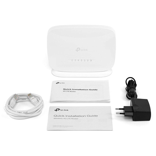 Беспроводной маршрутизатор TP-LINK TL-MR105, Wi-Fi 4 802.11n, 300Мбит/с, 2.4ГГц, 1xLAN, 1xWAN/LAN, 3G/LTE