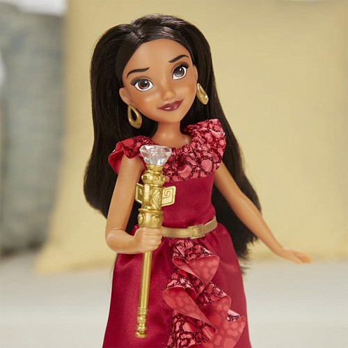 Кукла Hasbro Disney Princess Модная кукла Елена – принцесса Авалора и волшебный скипетр со световыми эффектами C0379