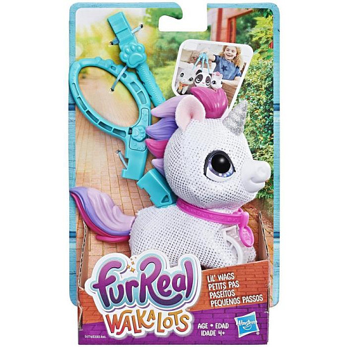 Интерактивная игрушка Hasbro FurReal Friends Маленький питомец на поводке E3503 Единорог
