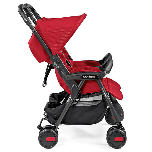 Коляска для двойни Peg-Perego Aria Shopper Twin Classico Mod Red