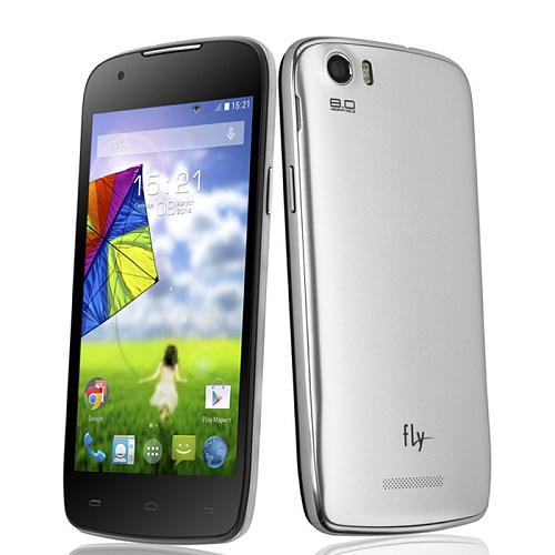 Смартфон Fly IQ4413 Quad Evo Chic 3 Silver