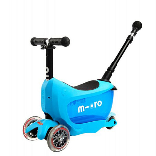 Самокат Micro Mini2Go Deluxe Plus Blue