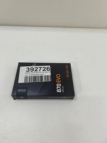 Внутренний SSD-накопитель 500Gb Samsung 870 Evo (MZ-77E500BW) SATA3 2.5" УЦЕНКА