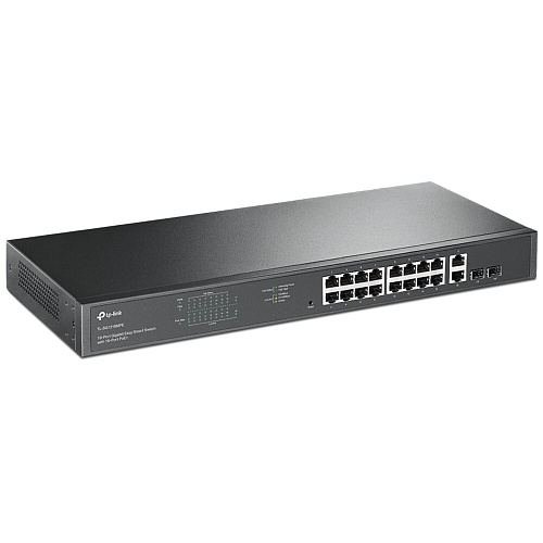 Коммутатор TP-LINK TL-SG1218MPE Easy Smart 16xGbLAN PoE+ 2xGbLAN 2xSFP/GbLAN