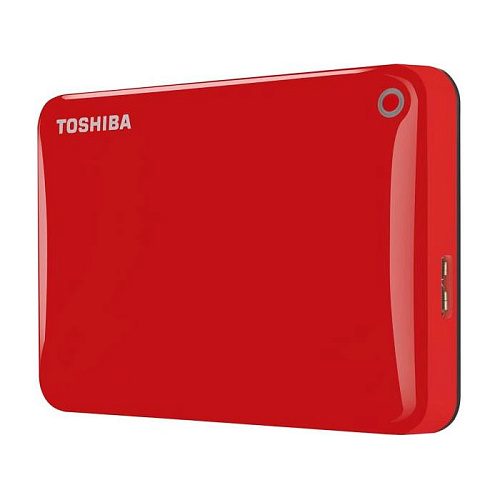 Внешний жесткий диск 2.5" 3000Gb Toshiba HDTC830ER3CA 5400rpm USB3.0 Canvio Connect II красный