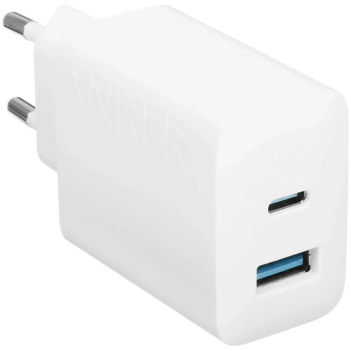 Сетевое зарядное устройство Anker 312 B2348 20W USB + USB-C белое