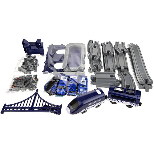 Железная дорога 1Toy InterCity Megapolis "Полицейская станция" 66 дет Т20829