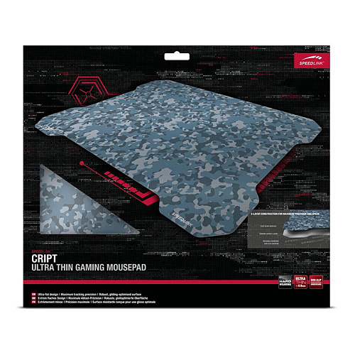 Коврик для мыши SpeedLink Cript Ultra Thin Gaming Mousepad, camouflage