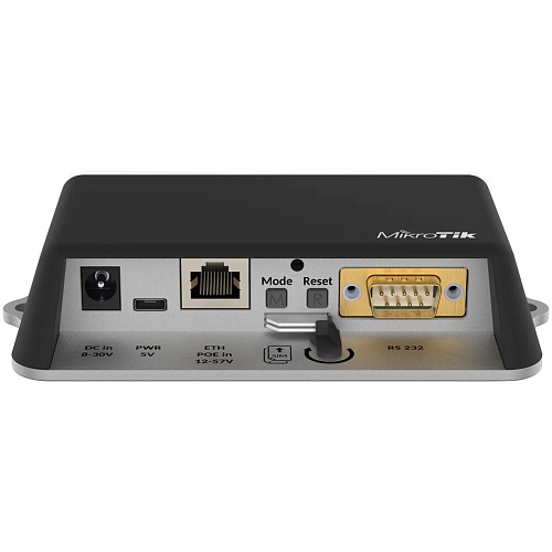 Беспроводной маршрутизатор MikroTik LtAP mini LTE kit (2024) 802.11n 300Мбит/с 2.4ГГц 1xWAN, 3G/LTE, Mini PCI-E, microUSB