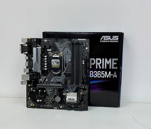 Материнская плата ASUS Prime B365M-A B365 Socket-1151v2 4xDDR4, 6xSATA3, 2xM.2, 1xPCI-E16x, 4xUSB3.1, 1xUSB3.1 Type C, D-Sub, DVI-D, HDMI, Glan, mATX УЦЕНКА