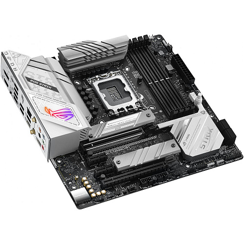 Материнская плата ASUS ROG Strix B760-G Gaming WiFi B760 Socket-1700 4xDDR5, 4xSATA3, RAID, 2xM.2, 4xPCI-E16x, 3xUSB3.2, 2xUSB3.2 Type C, DP, HDMI, WiFi, 2.5Glan, mATX