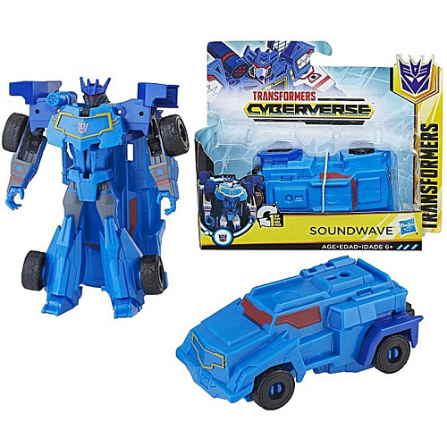 Hasbro Transformers E3522 Трансформер Кибервселенная Уан Степ Soundwave