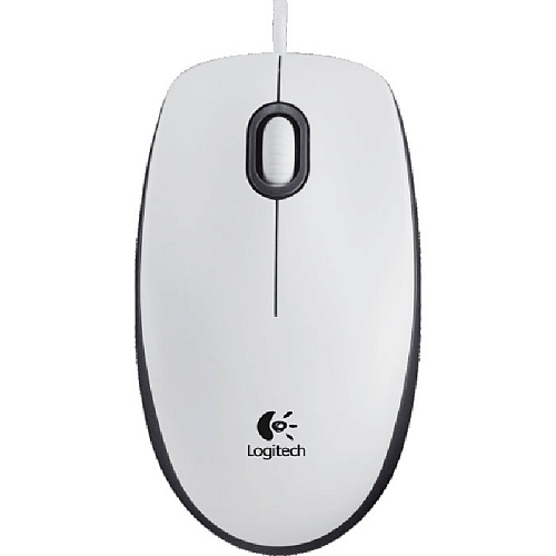 Мышь Logitech M100 Mouse White проводная