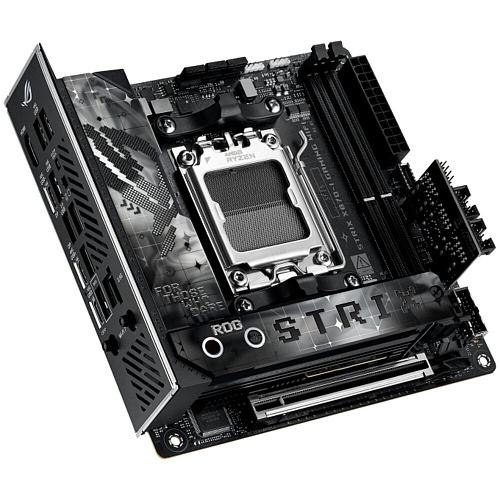 Материнская плата ASUS ROG Strix X870-I Gaming WiFi X870 Socket AM5 2xDDR5, 2xSATA3, RAID, 2xM.2, 1xPCI-E16x, 4xUSB3.2, 3xUSB3.2 Type C, DP, HDMI, WiFi, Glan, mini-ITX