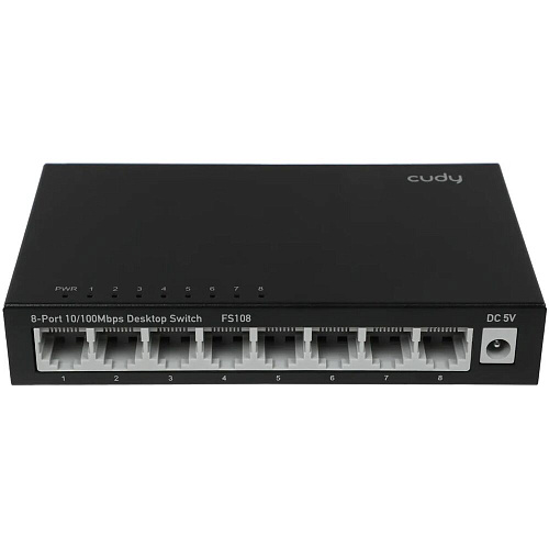 Коммутатор Cudy FS108 неуправляемый 8 RJ45 портов 10/100Мбит/с