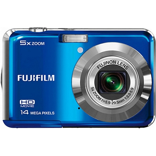 Компактная фотокамера FujiFilm FinePix AX600 blue (14Mp, 5x zoom, 2.7"LCD, 720p, SD, AA)
