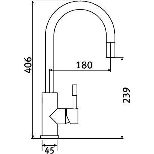 Смеситель для кухни Franke EOSClear Water сталь 115.0083.127