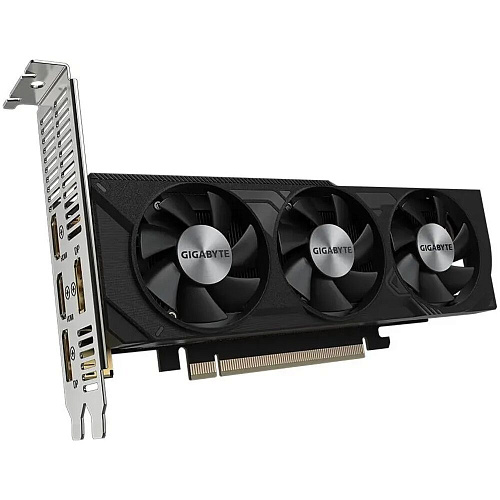 Видеокарта Gigabyte GeForce RTX 4060 8192Mb, Low Profile OC 8Gb (GV-N4060OC-8GL) 2xHDMI, 2xDP, Ret
