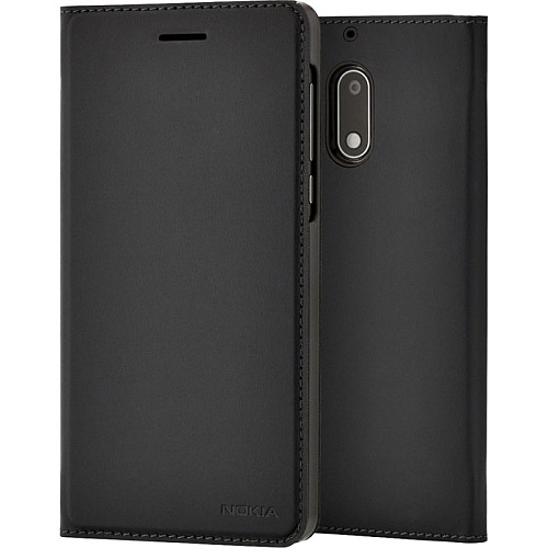 Чехол для Nokia 6 Nokia Slim Flip Case черный