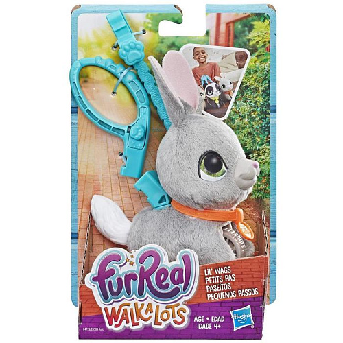 Интерактивная игрушка Hasbro FurReal Friends Маленький питомец на поводке E3503 Кролик