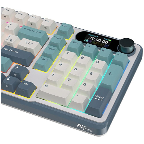 Клавиатура беспроводная Royal Kludge RK-S98 Wireless (RK Brown Switch) RGB (русская раскладка) Light Cloud