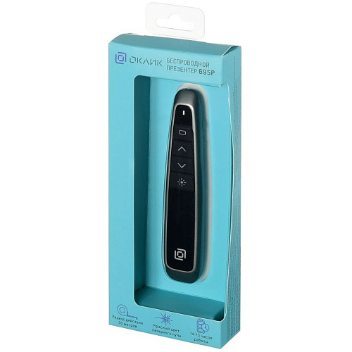 Презентер Oklick 695P Radio USB Black