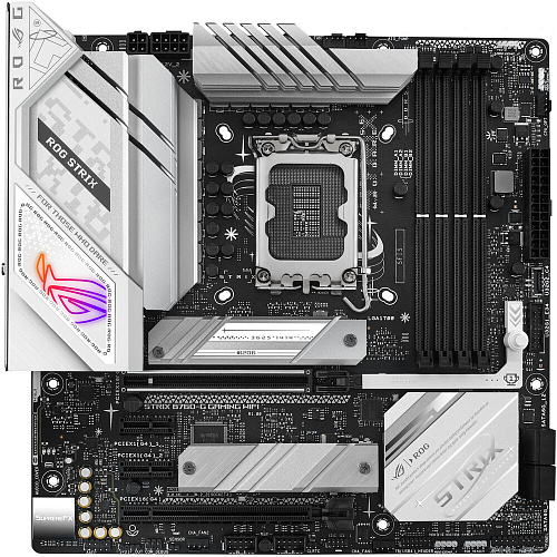 Материнская плата ASUS ROG Strix B760-G Gaming WiFi B760 Socket-1700 4xDDR5, 4xSATA3, RAID, 2xM.2, 4xPCI-E16x, 3xUSB3.2, 2xUSB3.2 Type C, DP, HDMI, WiFi, 2.5Glan, mATX